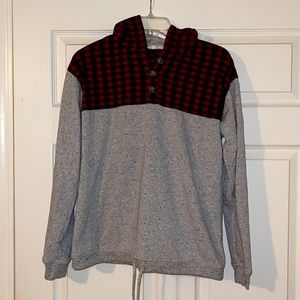 Maurice’s brand Buffalo Plaid Hoodie, size medium